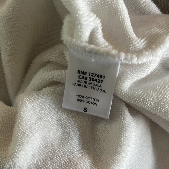 Wildfox Rainbow Striped Cropped Sweatshirt Terry Cloth Inside - Picture 9 of 11